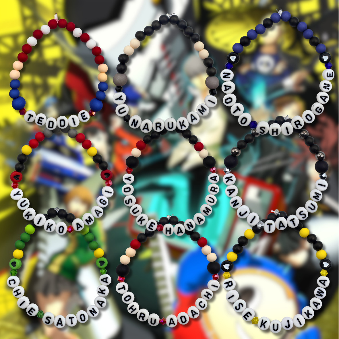 Persona 4 Friendship Bracelets