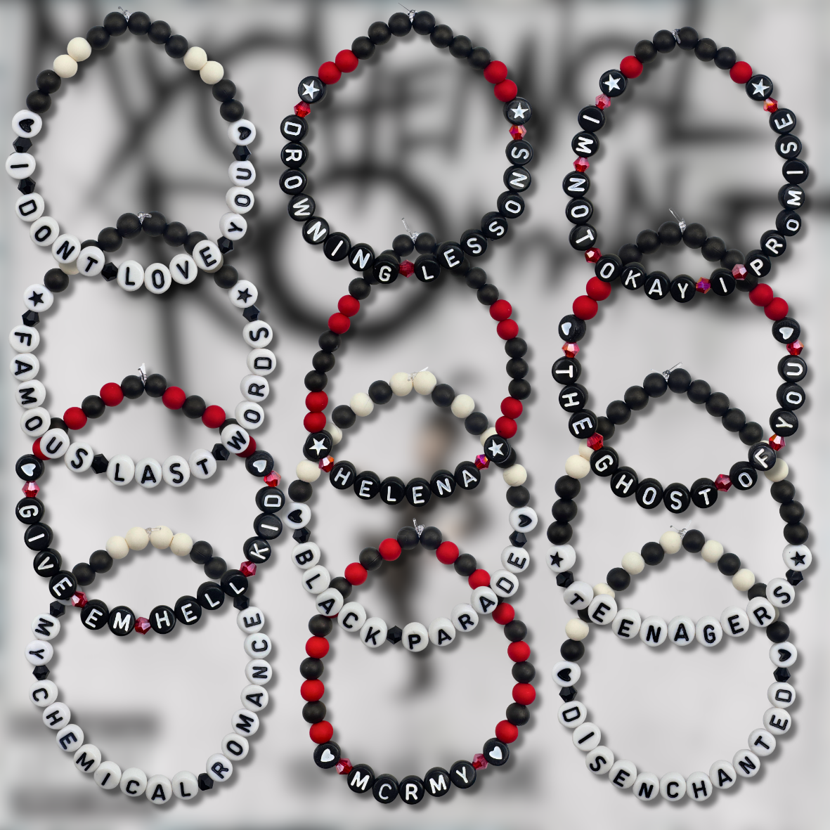 My Chemical Romance Friendship Bracelets
