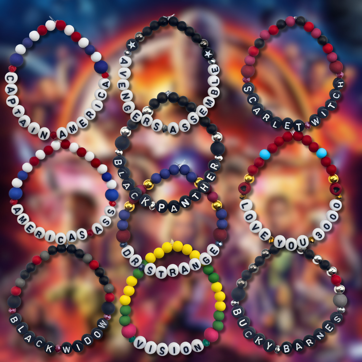 Avengers Friendship Bracelets