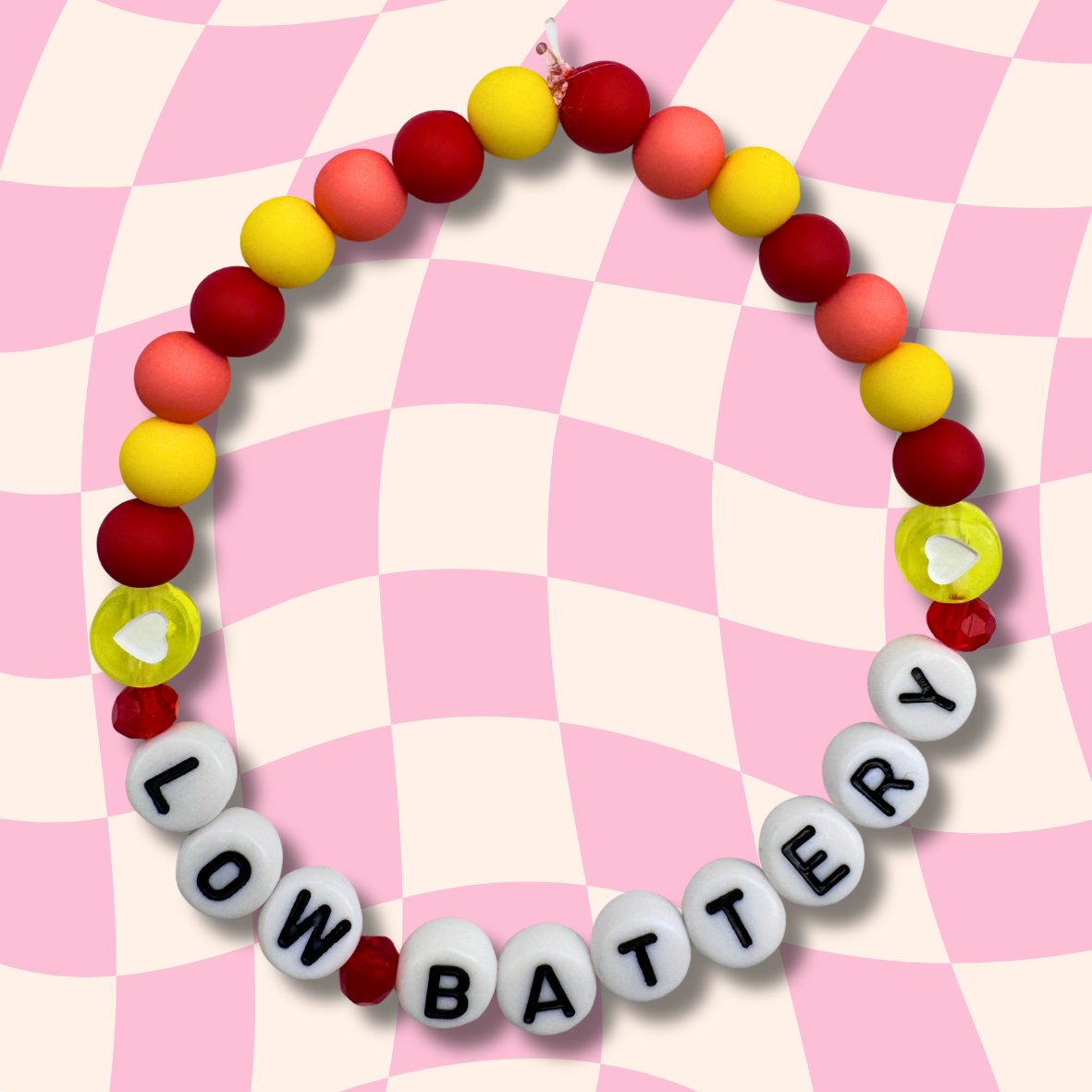 Low Battery Chronic Illness Friendship Bracelet