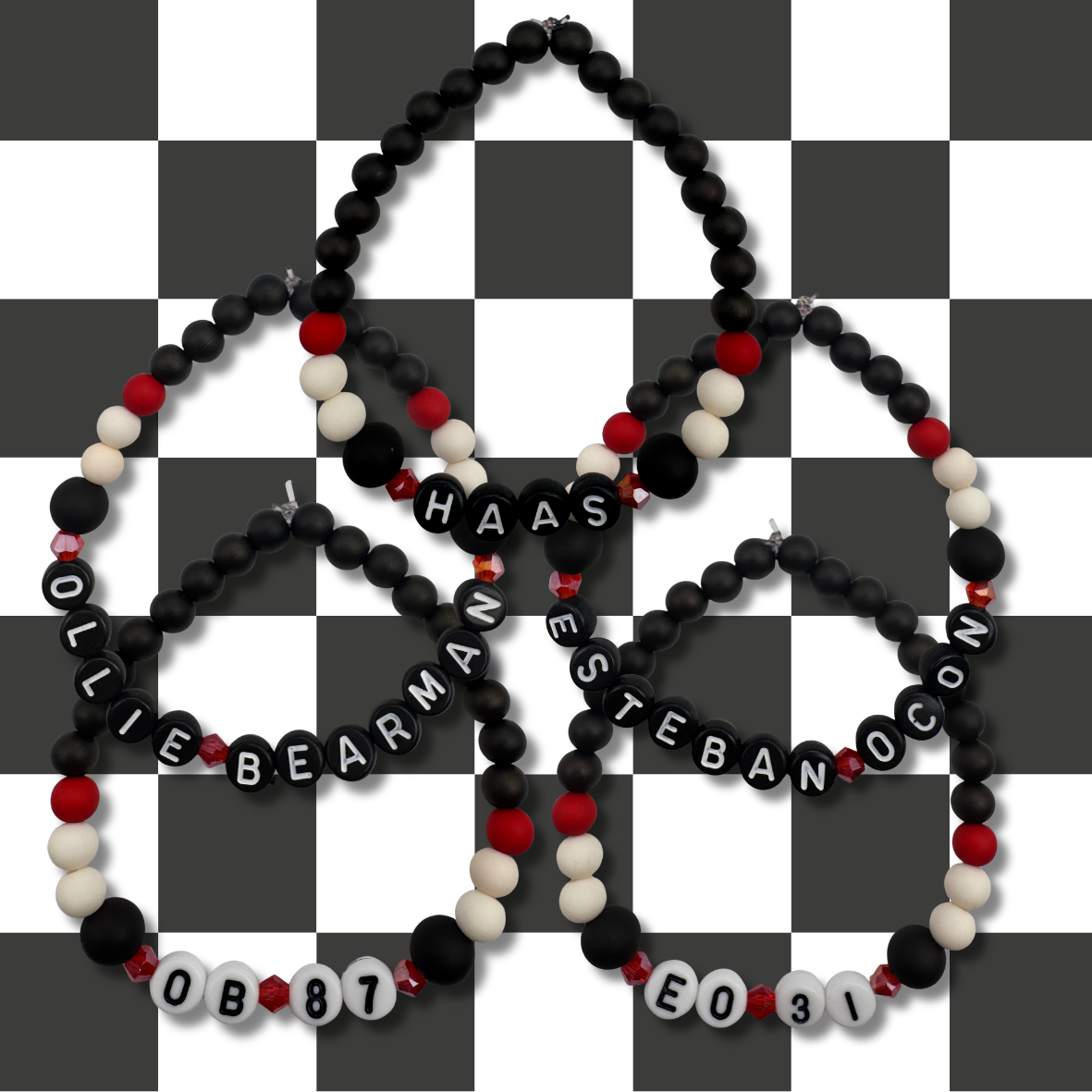 Haas Formula 1 Friendship Bracelets