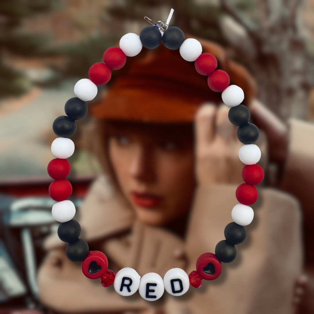 Taylor Swift Red Friendship Bracelets