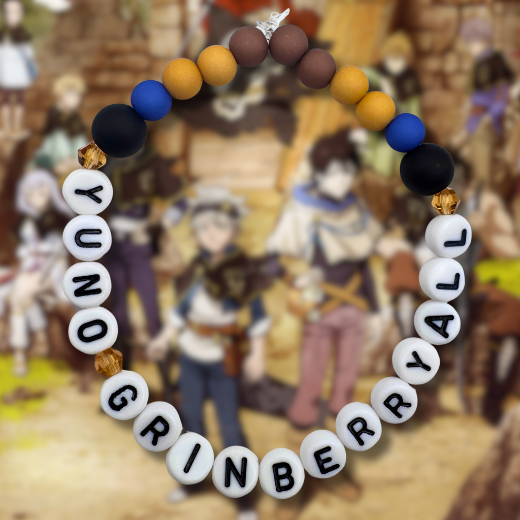 Black Clover Friendship Bracelets