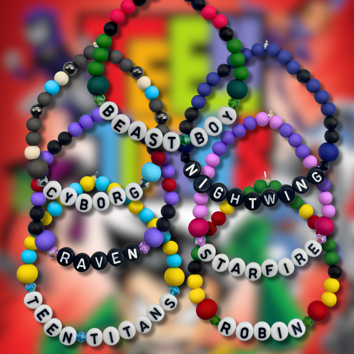 Teen Titans Friendship Bracelets